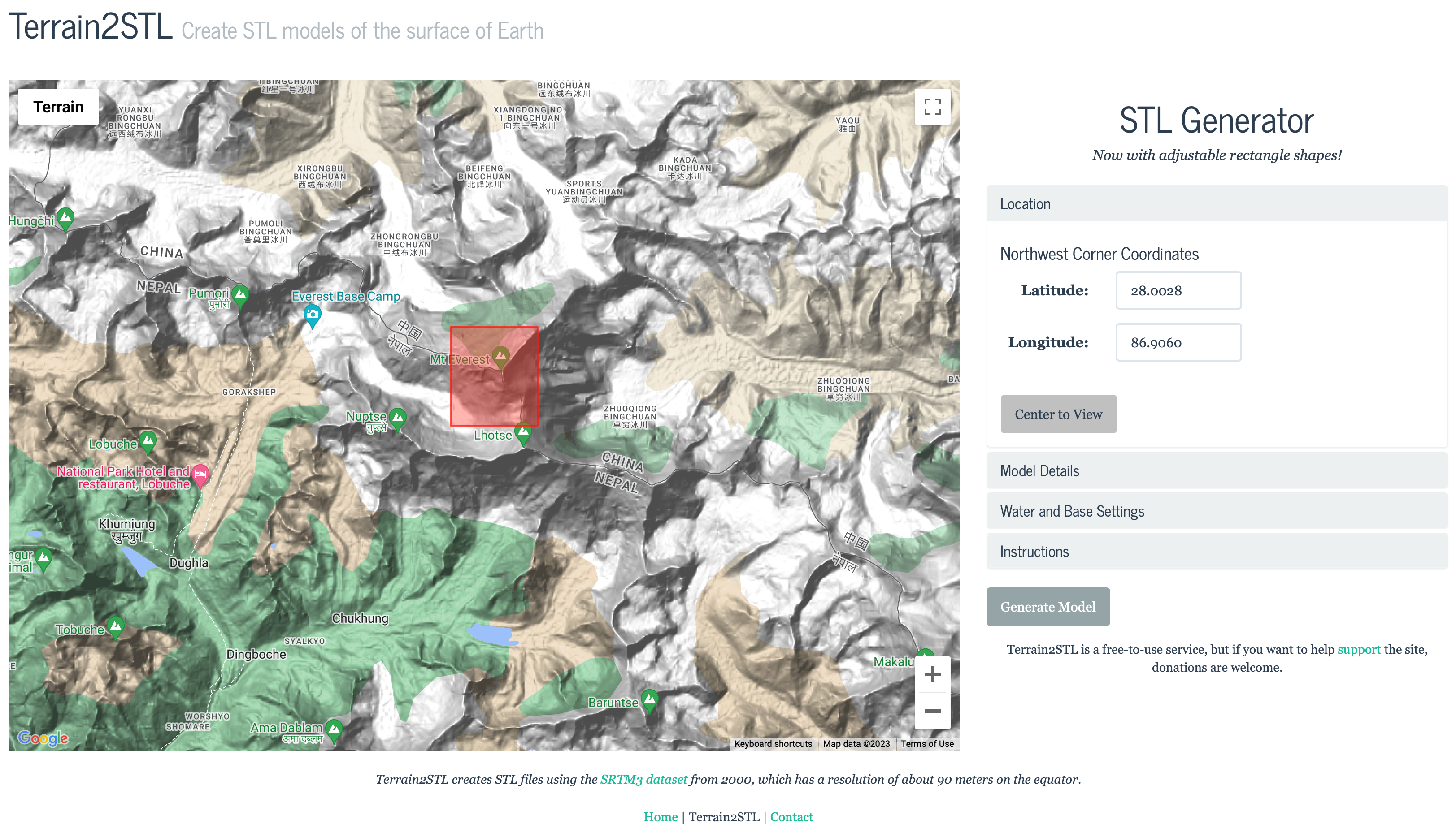 Terrain2STL